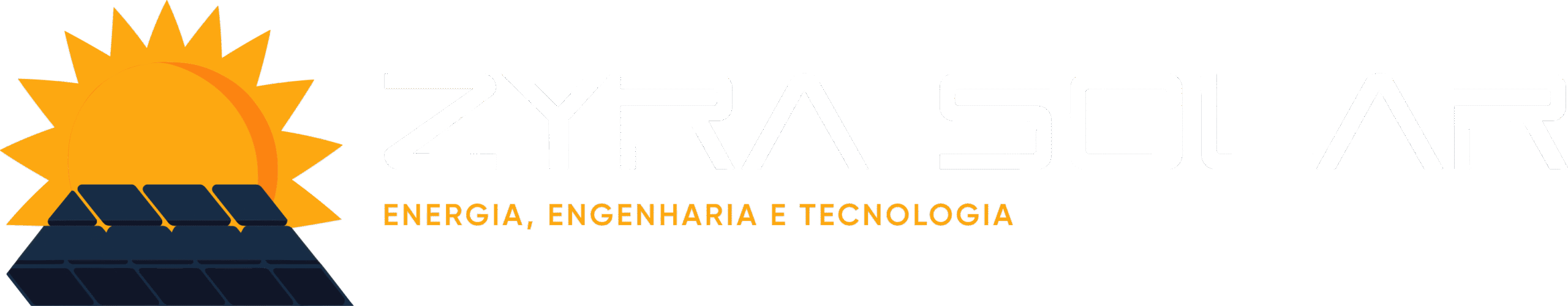 Logo Transparente Branca 2 - Zyra Solar - Energia Solar no Litoral, Oeste, Vale e Alto Vale do Itajaí em Santa Catarina.