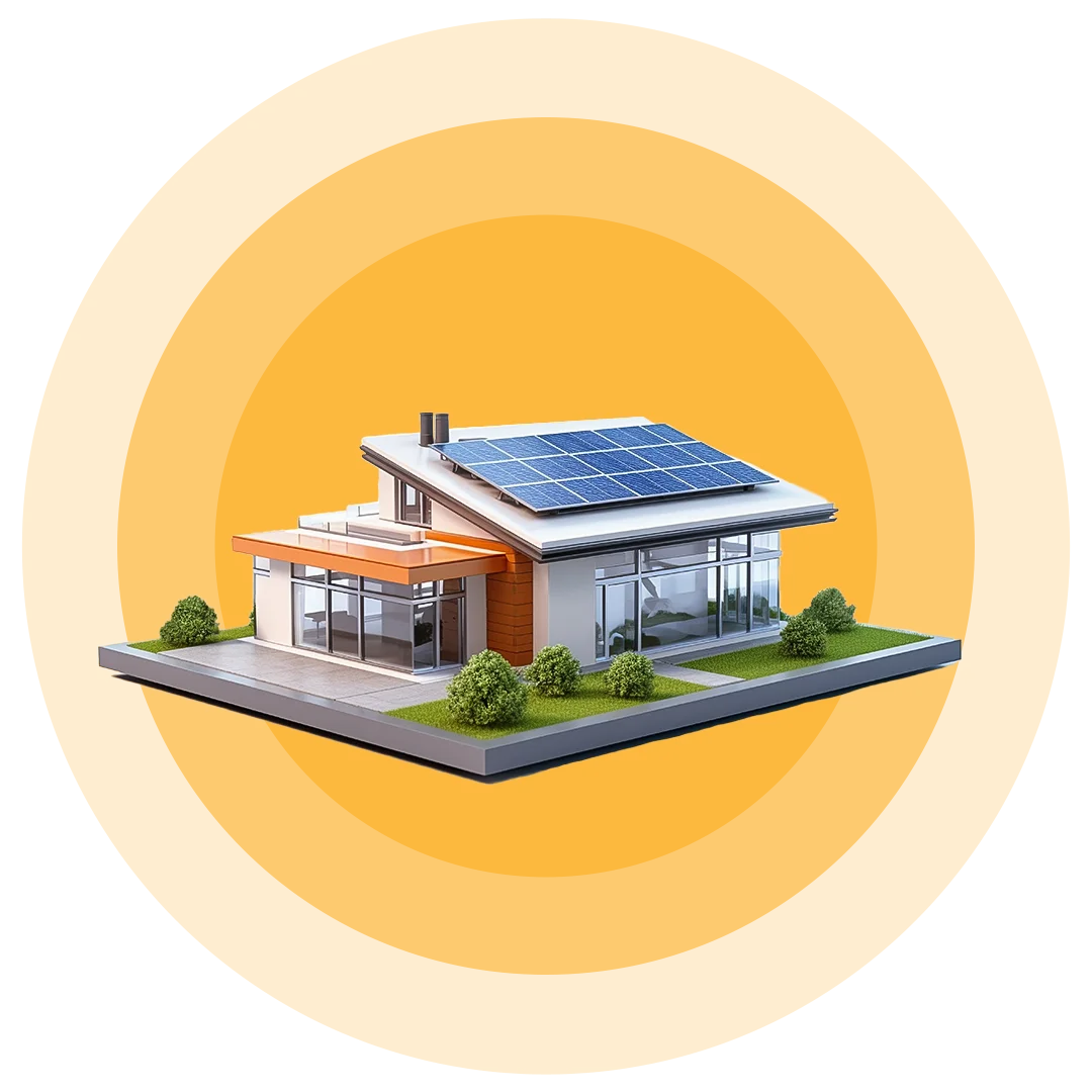 Casa 3D - Zyra Solar - Energia Solar no Litoral, Oeste, Vale e Alto Vale do Itajaí em Santa Catarina.